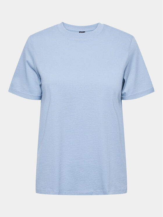 Pieces Pieces Tricou Ria 17086970 Albastru Regular Fit