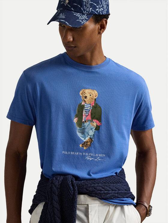 Polo Ralph Lauren Polo Ralph Lauren T-shirt 710958193001 Plava Regular Fit