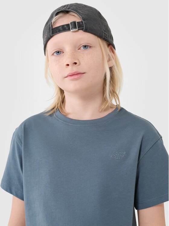 4F 4F T-Shirt 4FJWSS25TTSHM2324-46S Zelená Oversize