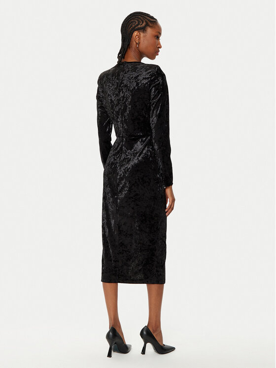 Rinascimento Rinascimento Rochie cocktail CFC0121946003 Negru Regular Fit