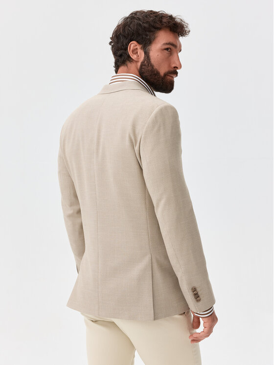 Evenemen Evenemen Marynarka Coco 0707 Beżowy Slim Fit