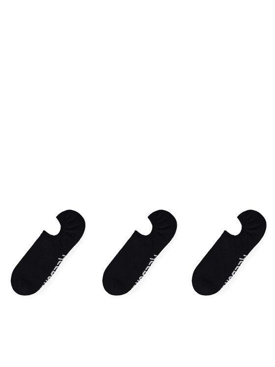 Set 3 perechi de șosete scurte unisex Reebok Te Invisible Sock 3P GH0424 Negru