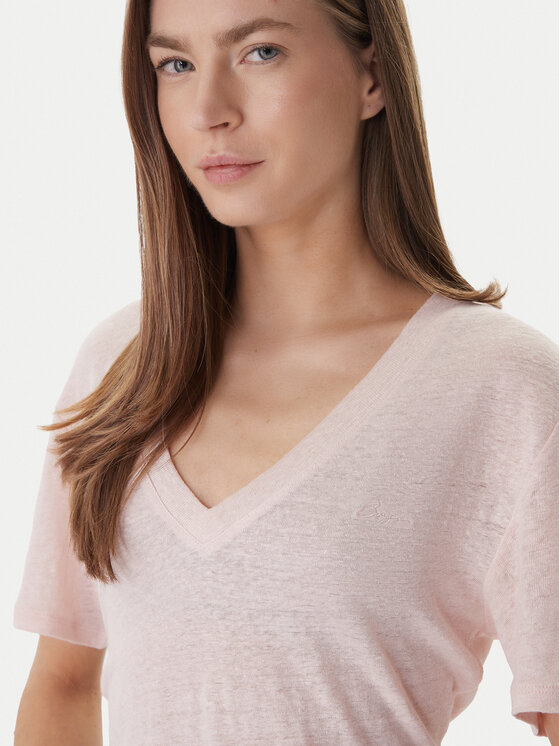 BOSS BOSS T-Shirt C_Ela_1 50538645 Rosa Regular Fit