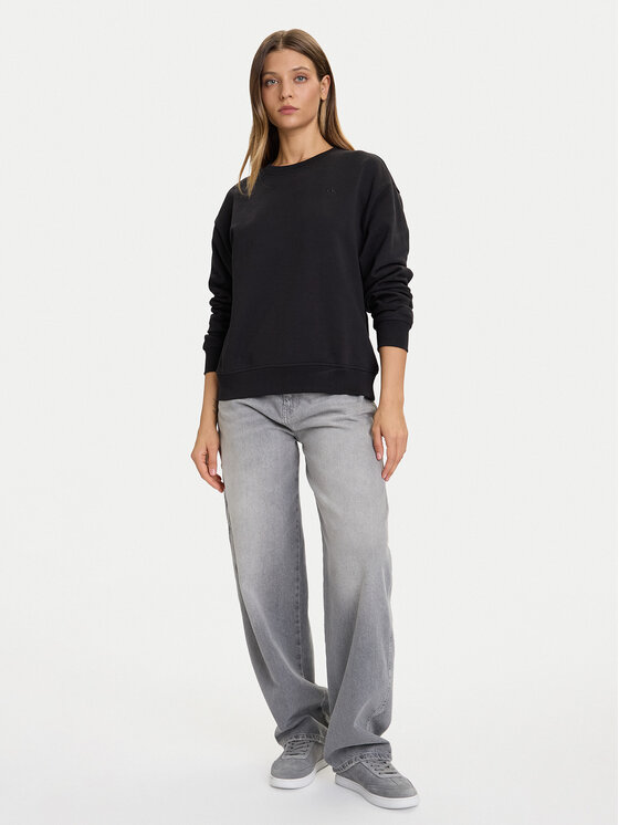 Calvin Klein Jeans Calvin Klein Jeans Bluză Archive LV047B236G Negru Relaxed Fit