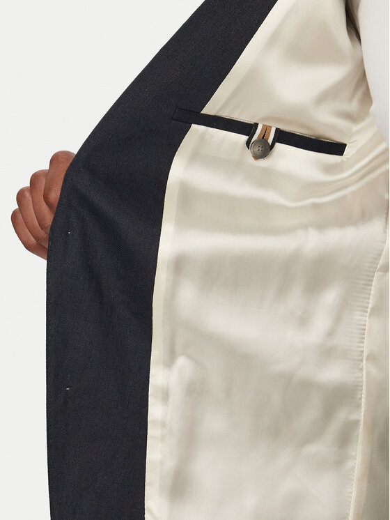 BOSS BOSS Marynarka Hutson Peak 262 50561857 Niebieski Slim Fit