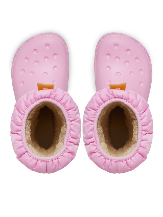 Crocs Crocs Śniegowce Classic Neo Puff Boot K 207684 Różowy