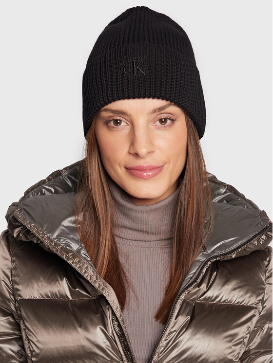 Calvin Klein Jeans Calvin Klein Jeans Шапка Minimal Monogram K60K610372 Черен