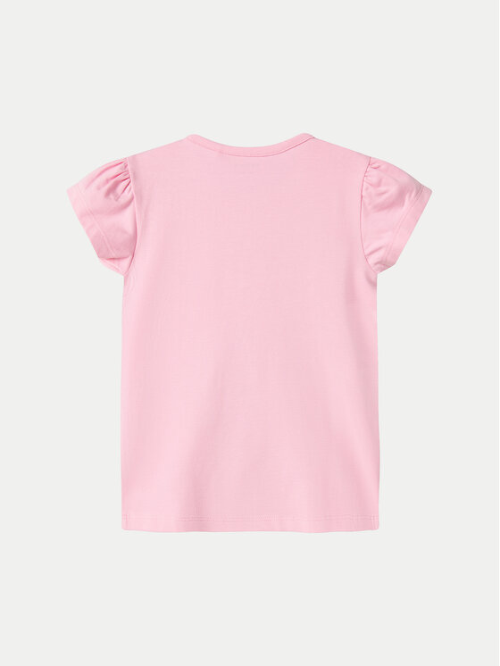 NAME IT NAME IT Тишърт Folly Stitch 13240690 Розов Regular Fit