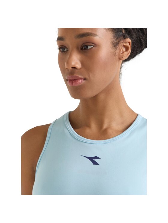 Diadora Diadora Koszulka techniczna L. TANK CORE Niebieski Basic Fit