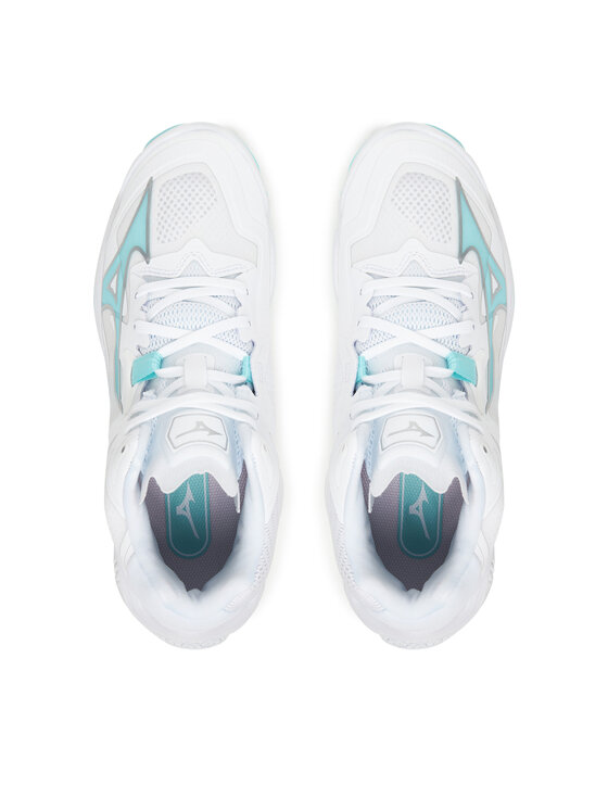 Mizuno Mizuno Batai uždaroms aikštelėms Wave Lightning Z8 Mid V1GC2405 Balta