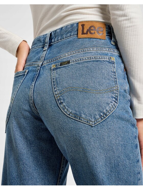 Lee Lee Jeansy Rider Classic Niebieski Relaxed Fit