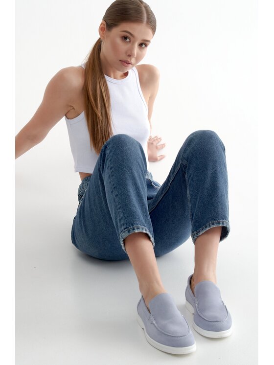 Estro Estro Mokasíny ER00112381 Modrá