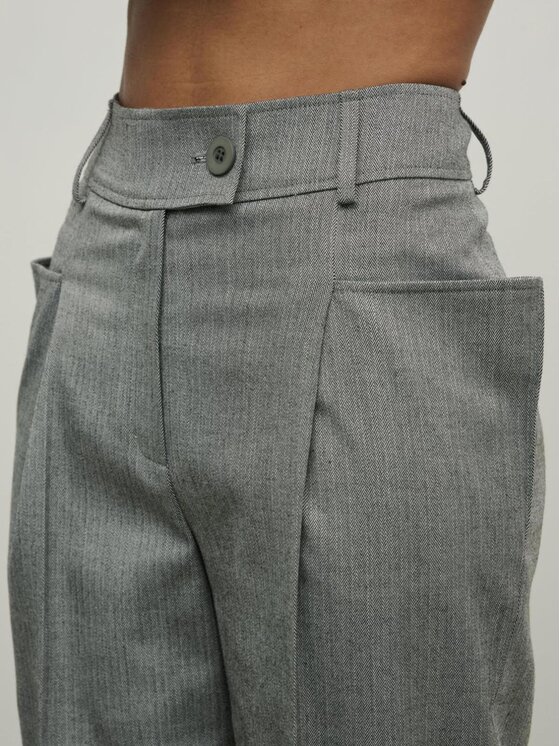 La Mania La Mania Pantalone da abito HOURS Grigio Classic Fit