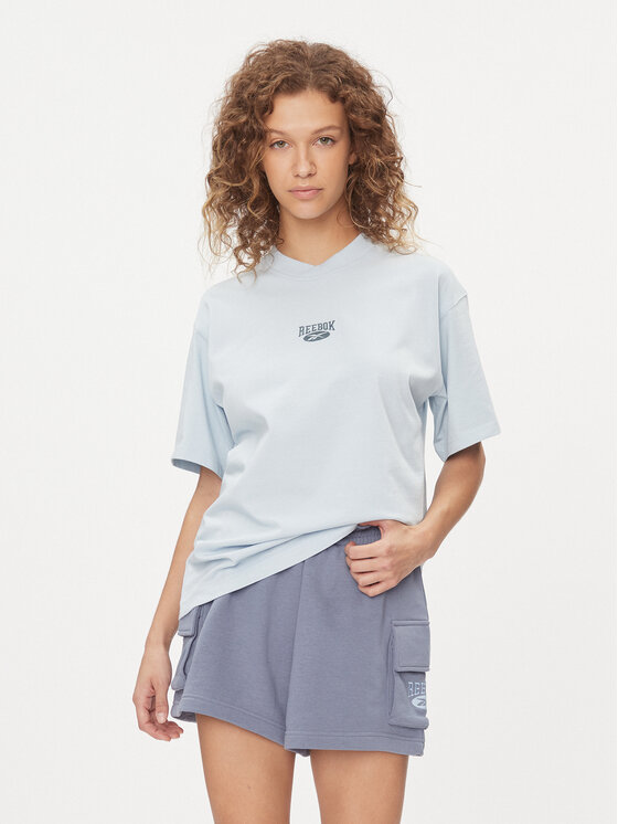 Reebok T-shirt Classics IL4643 Svijetloplava Relaxed Fit