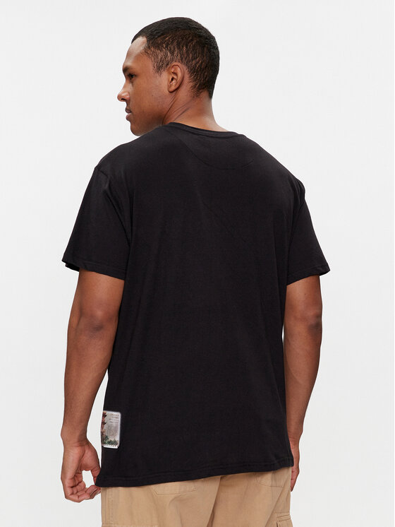 Brave Soul Brave Soul Majica MTS-149SAPPORO Črna Straight Fit