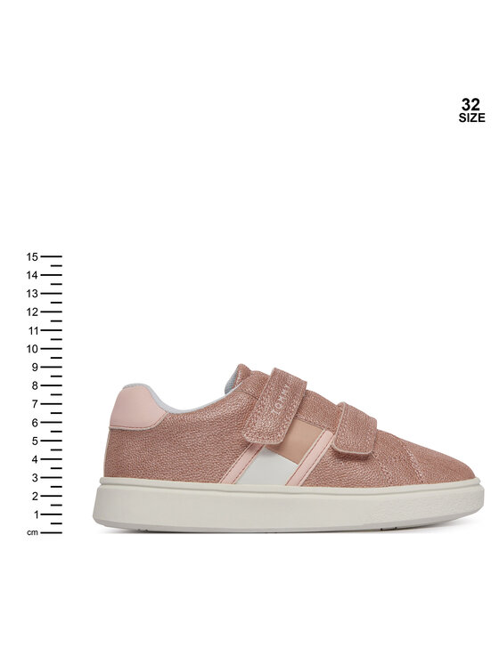 Tommy Hilfiger Tommy Hilfiger Snīkeri Flag Low Cut Velcro T1A9-34232-0745 S Rozā