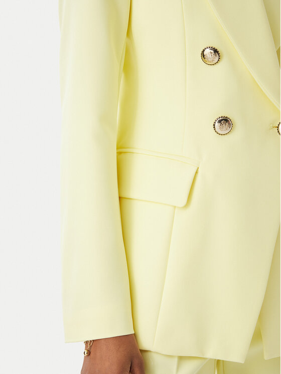 Maryley Maryley Giacca da abito 26EB139/43LE Giallo chiaro Regular Fit
