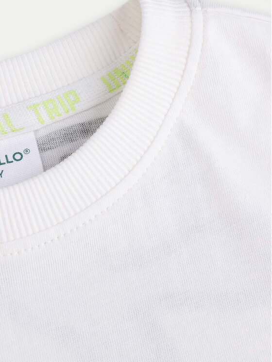 Coccodrillo Coccodrillo T-shirt ZC4143202WBK Bianco Regular Fit