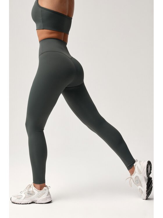 ROUGH RADICAL ROUGH RADICAL Legginsy ZOYA CLASSIC Zielony ciemny Slim Fit