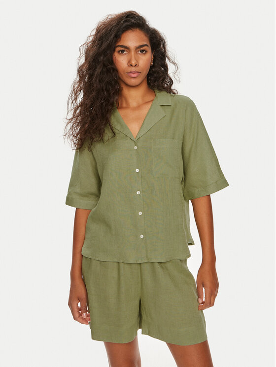 ONLY ONLY Marškiniai Tokyo 15314215 Chaki Regular Fit