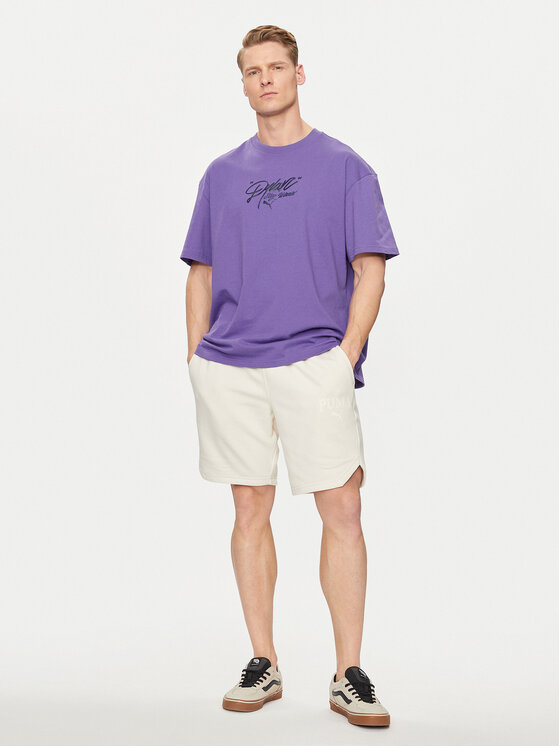 Puma Puma T-shirt Dylan s Gift Shop 625271 Ljubičasta Regular Fit