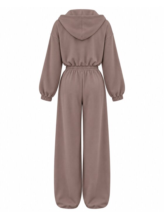 Agatha Studio Agatha Studio Kombinezon A26SS-AB-K06 Brązowy Oversize