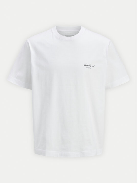 Jack&Jones Jack&Jones Tricou Islington 12273015 Alb Loose Fit
