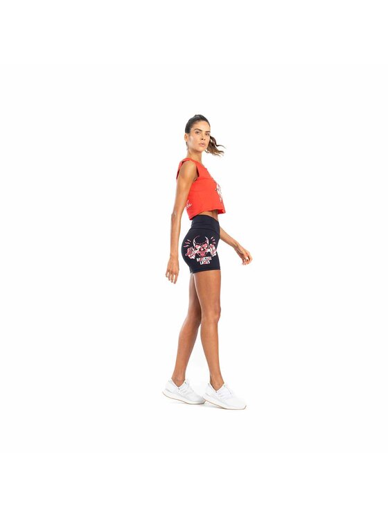 LaBellaMafia LaBellaMafia Top LABELLAMAFIA CROPPED HARDCORE LADIES RED Czerwony Regular Fit