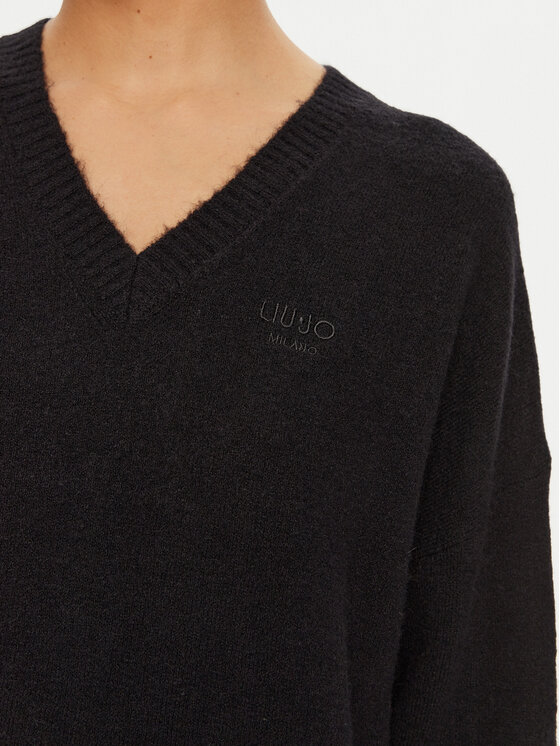 Liu Jo Liu Jo Trikotažinė suknelė WF4430 MA49P Juoda Regular Fit