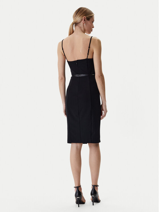 Guess Guess Sukienka koktajlowa W6RK0G KC9O0 Czarny Regular Fit