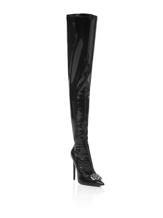 PHILIPP PLEIN PHILIPP PLEIN Kozaki 9663 Czarny