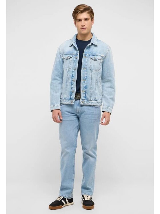 Mustang Mustang Kurtka jeansowa Style Dallas Jacket Niebieski Regular Fit