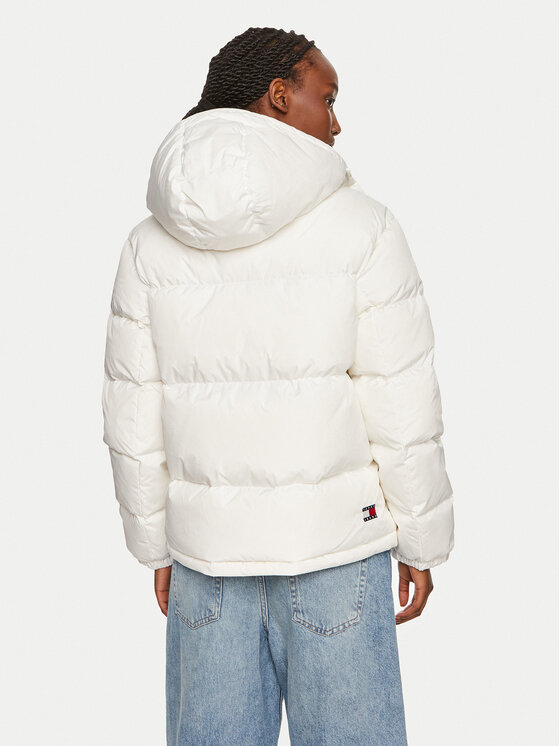 Tommy Jeans Tommy Jeans Daunenjacke Alaska DW0DW18610 Weiß Regular Fit