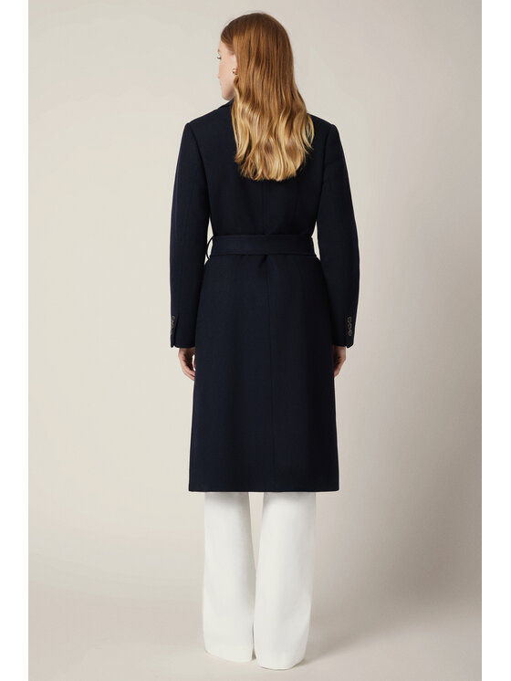 Lancerto Lancerto Płaszcz Lunaris PC073225000007 Granatowy Regular Fit