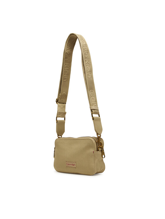 Calvin Klein Calvin Klein Borsetta Webbing Strap Canvas Camera Bag LV04F3385G Beige