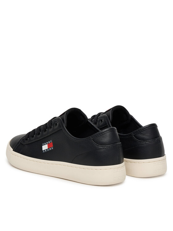 Tommy Jeans Tommy Jeans Πάνινα παπούτσια Tjw Lightweight Court EN0EN02875 Μαύρο
