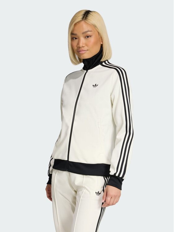 adidas adidas Bluza CLASSIC Biały Regular Fit