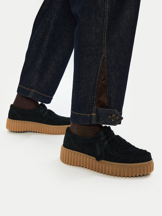 Clarks Clarks Nizki čevlji Torhill Bee 26179110 Črna