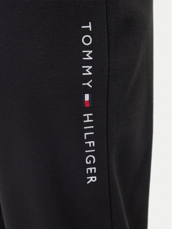 Tommy Hilfiger Tommy Hilfiger Melegítő alsó UM0UM03664 Fekete Regular Fit
