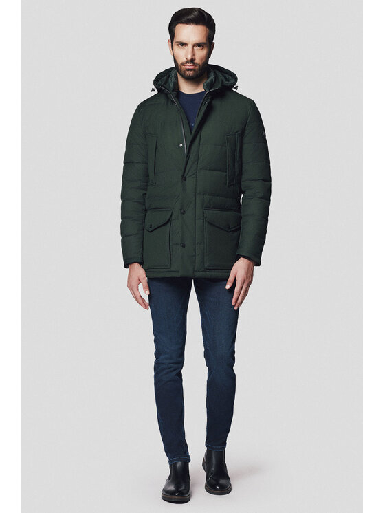 Lancerto Lancerto Kurtka zimowa Larvik KU097224000003 Zielony Regular Fit