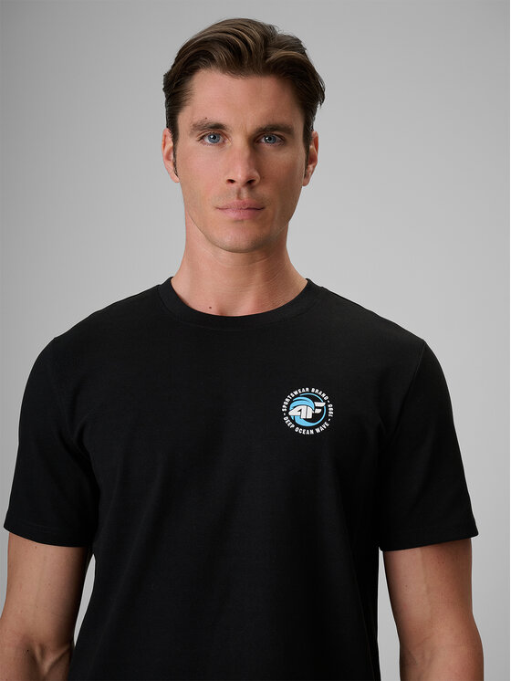4F 4F T-Shirt SUMMER CODE Czarny Regular Fit