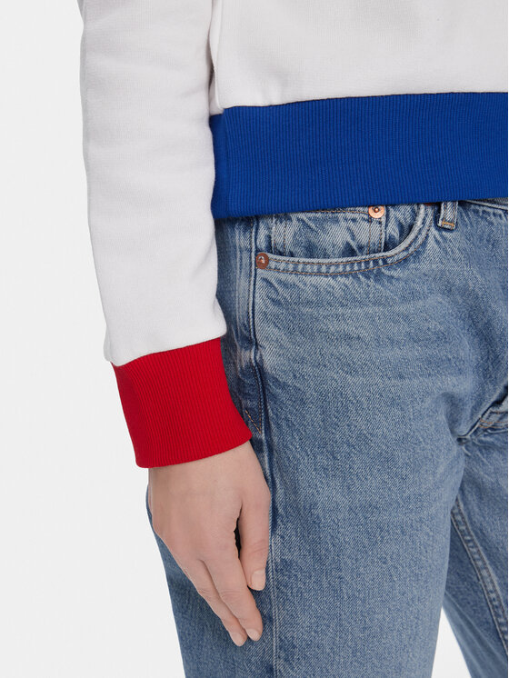 United Colors Of Benetton United Colors Of Benetton Pulóver 3J68D1069 Fehér Regular Fit