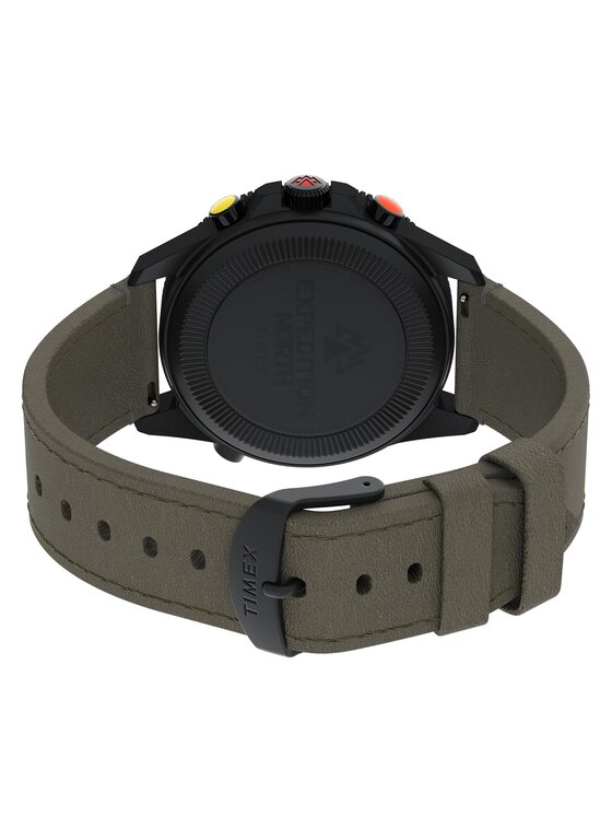 Timex Timex Pulkstenis Tide-Temp-Compass 43mm Eco-Friendly Strap TW2V21800 Melns