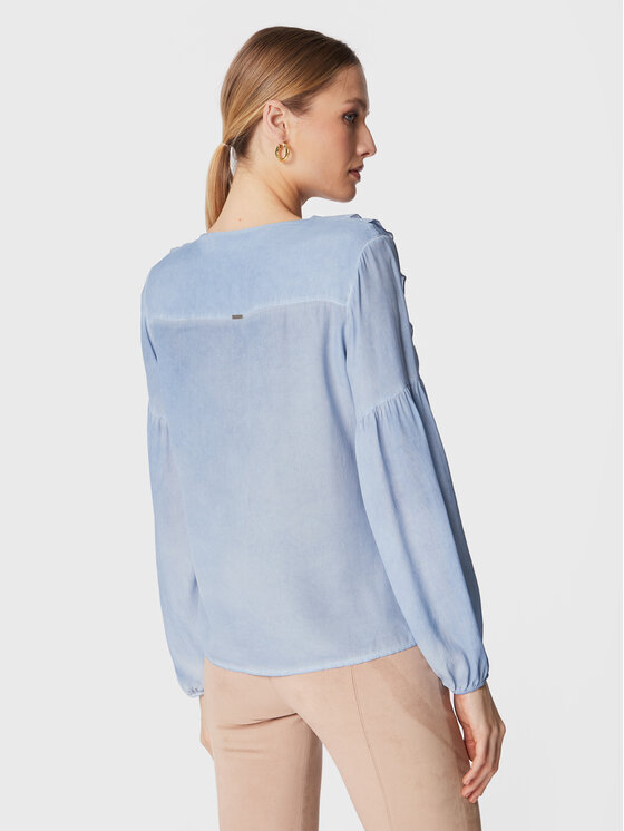 Guess Guess Blūze W3RH58 WF5K0 Zils Regular Fit