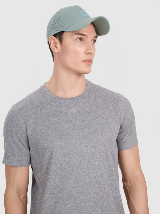 4F 4F T-Shirt MULTI ACTIVE Szary Regular Fit