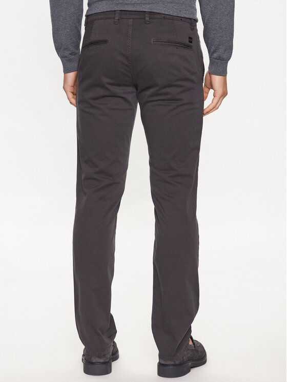 BOSS Boss Pantaloni di tessuto 50470813 Grigio Slim Fit