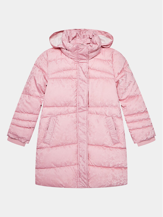 Guess Guess Prijelazna jakna J3BL07 WFRO0 Ružičasta Regular Fit