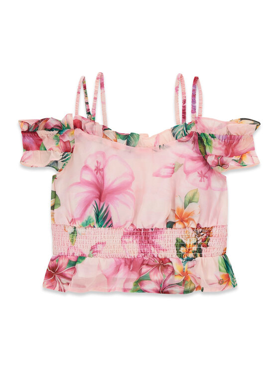 Guess Guess Palaidinė J6GH07 WA2T0 Rožinė Regular Fit