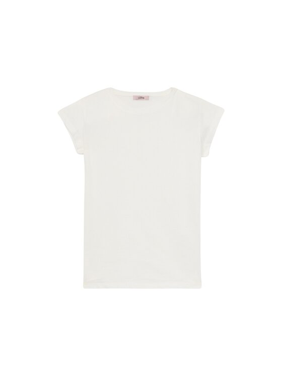 Oltre Oltre T-shirt G002J004352N016 Bianco Slim Fit