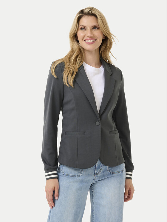 Kaffe Kaffe Сако Kinnie 10550800 Сив Regular Fit